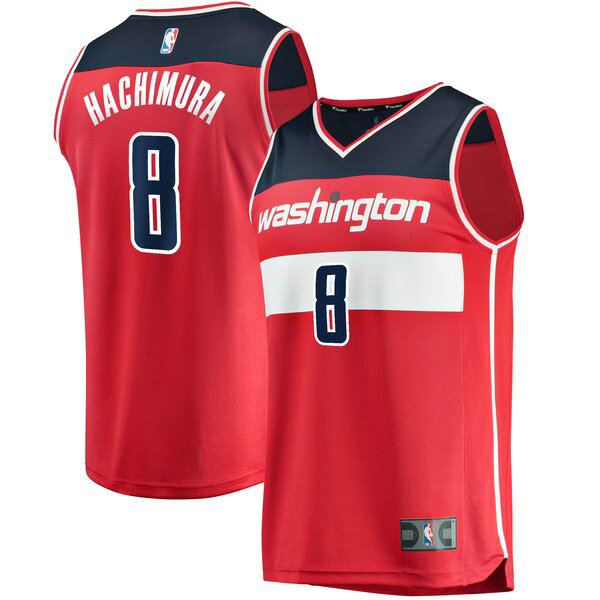 Maillot nba Washington Wizards Icon Edition Homme Rui Hachimura 8 Rouge